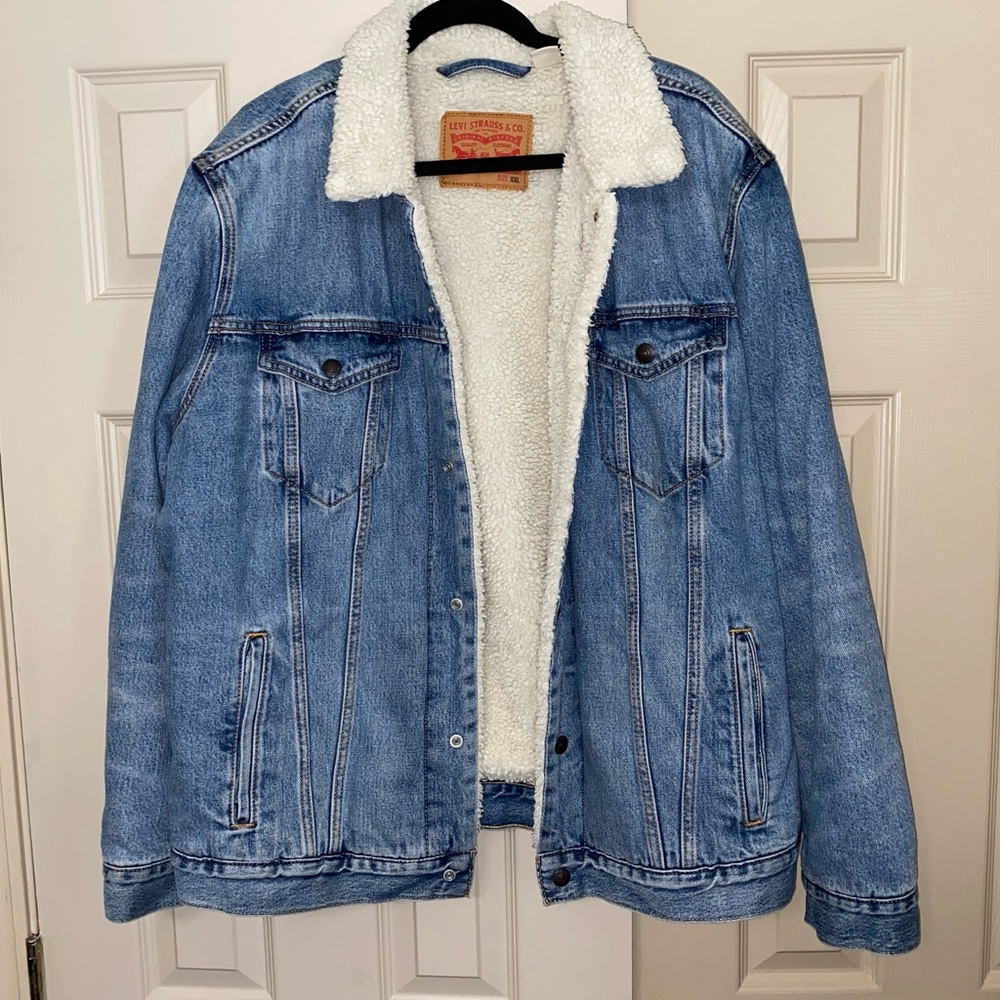 Levi Sherpa Lines Jacket